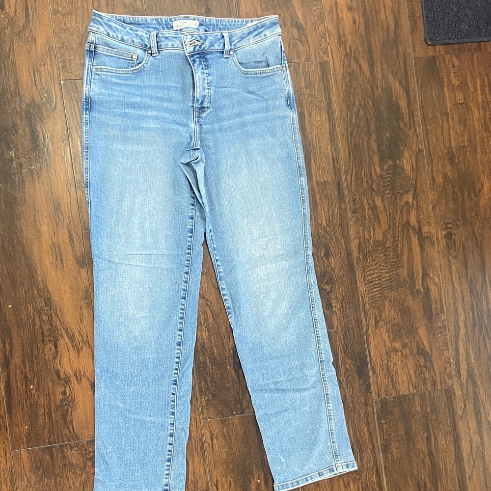 Maurices Light Blue Straight Leg Jeans